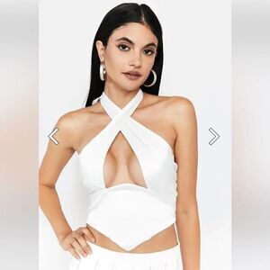 TIC TOC Keep Them Guessing Halter Top